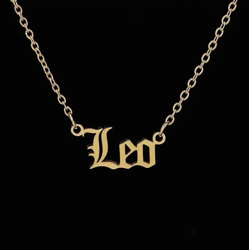 Custom Name Stainless Steel Cursive Letter Princess Angel Babygirl Gold Silver Tone Necklaces for Girls Gift