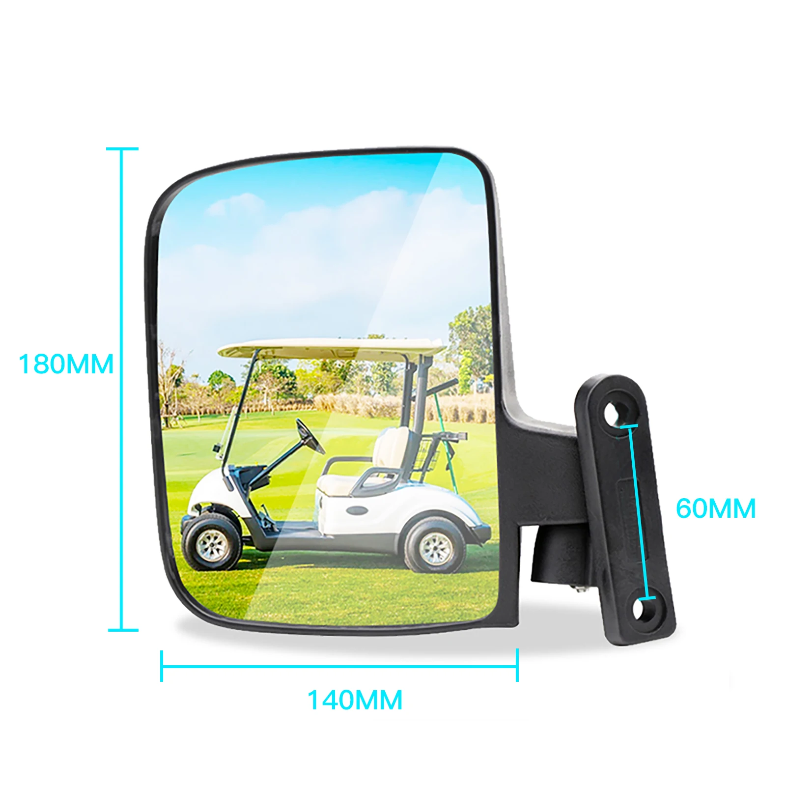 Golf Cart Side Mirrors For Club Car Ezgo Yamaha And Others Golf Cart