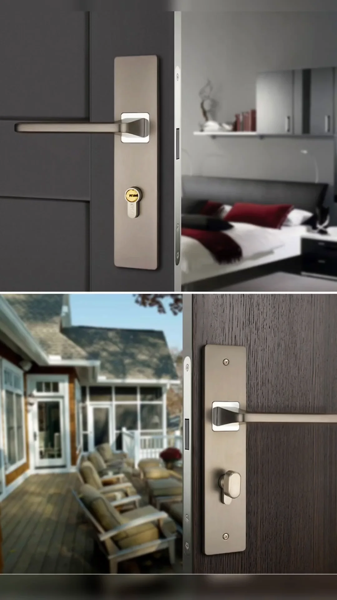 Zinc Alloy Door Locks Interior Leverset Main Door Handles,Fashion