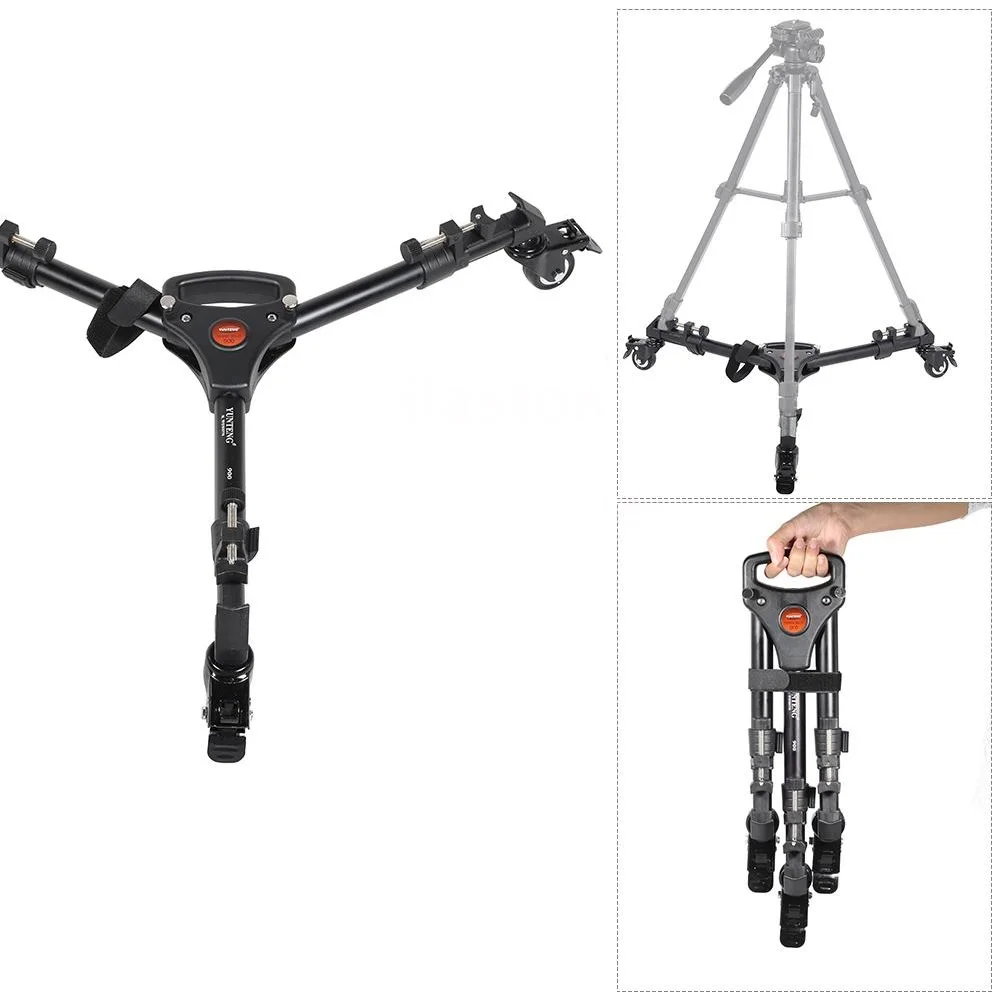 Yunteng 900 Tripod Dolly for Professional Video Cameras - Silent