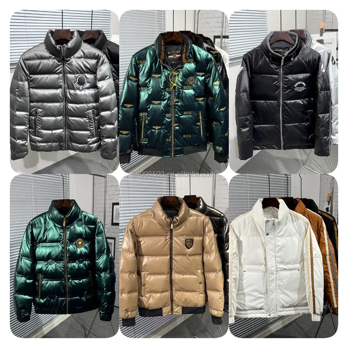 2023 Autumn And Winter Down Jacket Men's Trend Hooded Short Thick Down