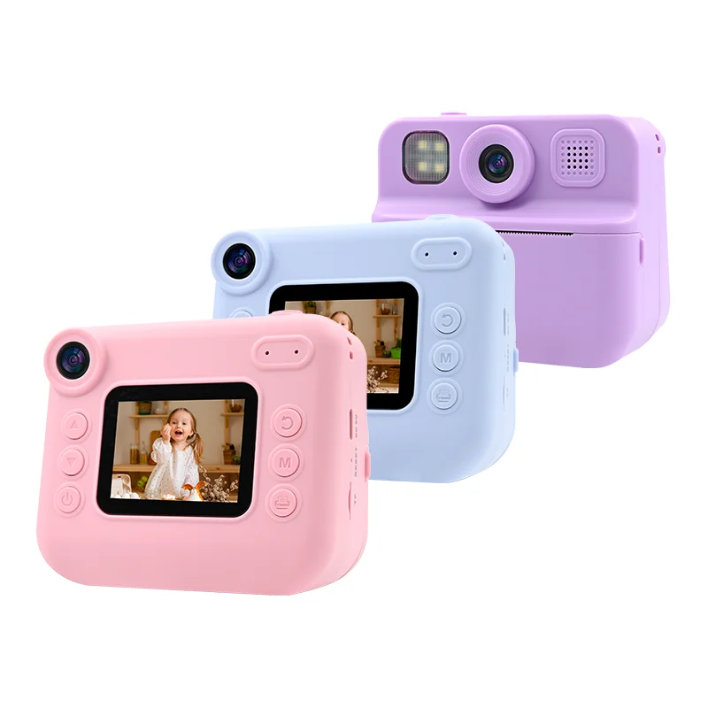 High Quality Thermal Printing Camera 2 Inches Screen Instant Print Camera Upgrade Selfie Camera with Dual Lens