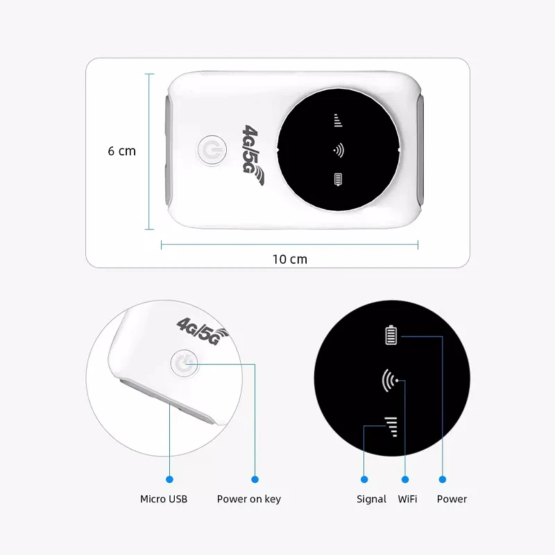 卸売ホットスタイル4G LTE Mifis R603 WifiルーターSIMカード付き