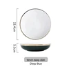 9 inch deep dish white
