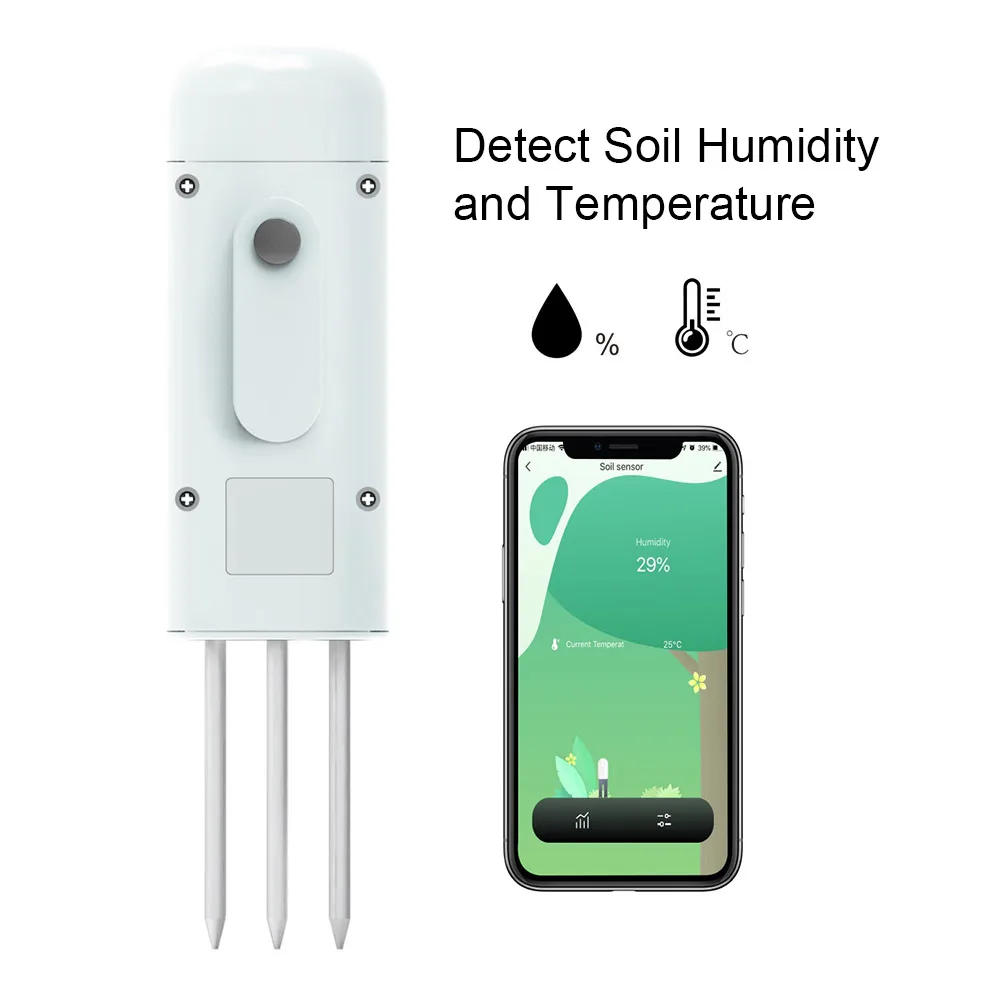 Tuya Zigbee Smart Soil Temperature and Humidity Sensor