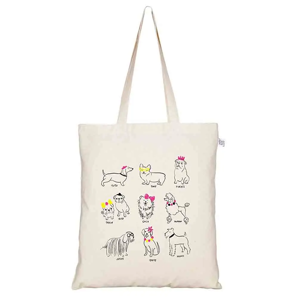 Custom Printed Eco Friendly Foldable Canvas Heavy High Quality Cotton