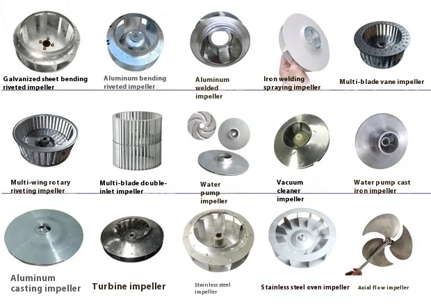 Riveted Wind Wheel Fan, 280mm, Aluminum, Centrifugal - detail 12