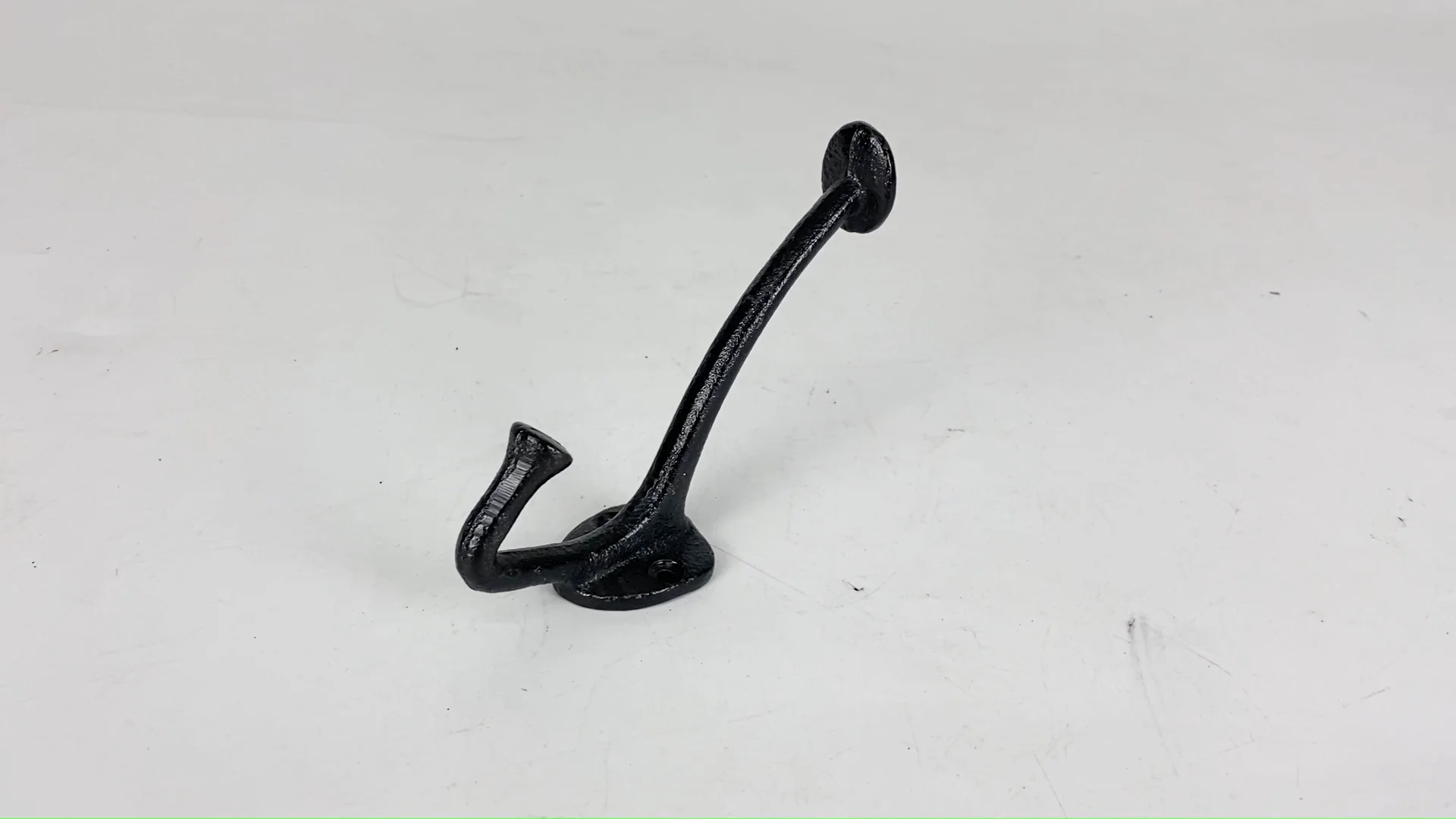 J Shape Metal Wall Hook Anchor Exquisite Hanger Rack Iron Wall Mount