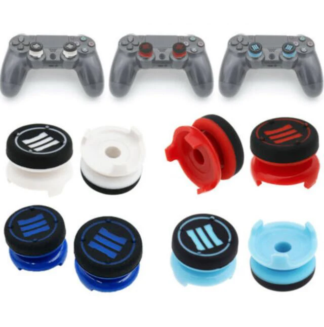 For Ps4 Controller Joystick Cover Thumb Grips Extenders Caps For