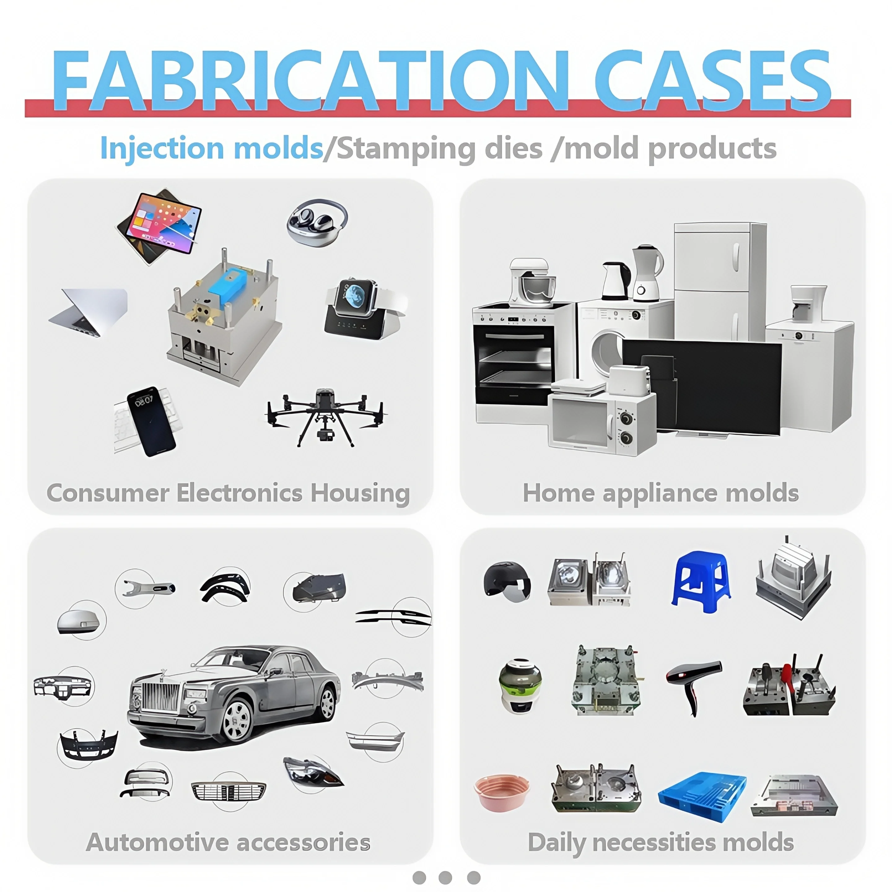 Column Capital and Plastic Injector Injection Molds for Architectural and Industrial Use