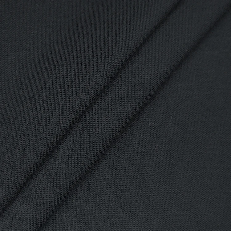 Hot Selling Knit Interlock Fabrics in Faisalabad Pakistan, Solid Stretch Cotton Lyocell Interlock Fabric for Shorts/ details