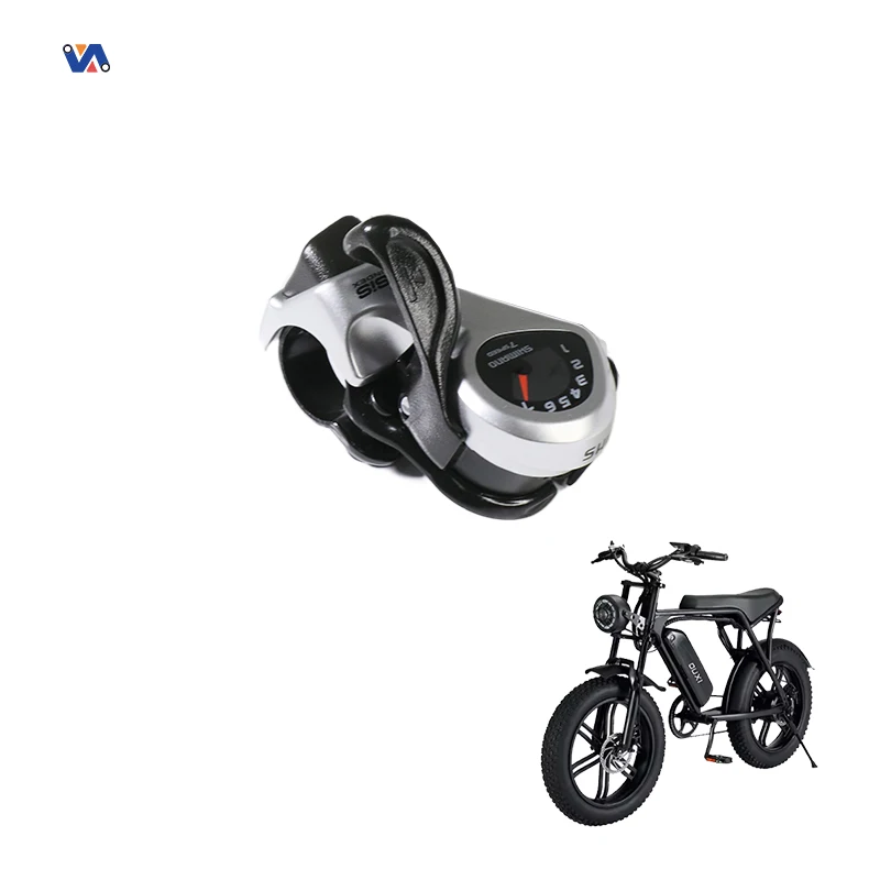 SHIMANO 7-käiguline parem tagumine käepide vahetuskang, ergonoomne, kantav roostevaba teraskabel, lihtne paigaldus, ideaalne jalgratta remondiks