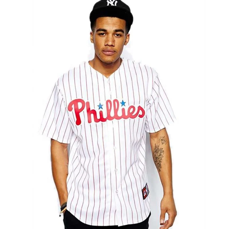 Source Wholesale sublimation custom baseball jersey/vintage