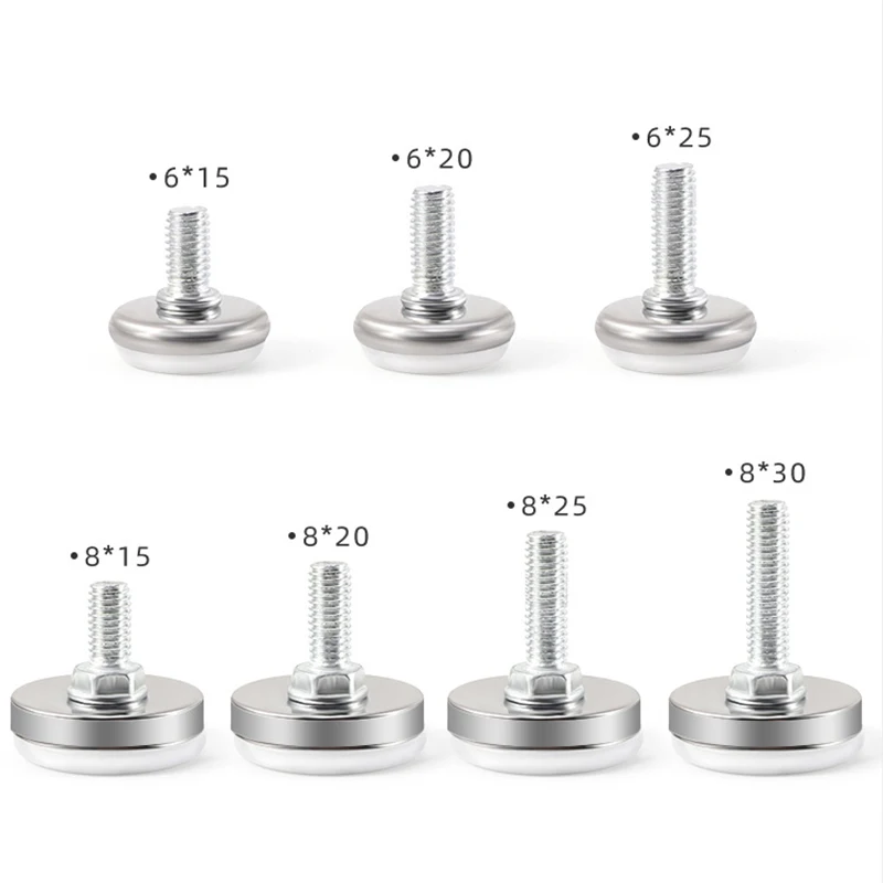 M6 M8 Furniture Chair Leveler Legs With Installation Screws For Adjustable Height For