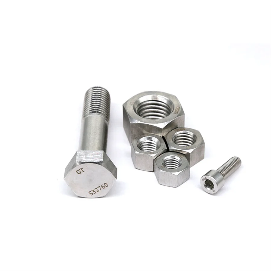 High Quality Oem Hex Bolts and Nuts Manufacturers M6 M8 M20 Stainless Steel 304 Hex Bolts