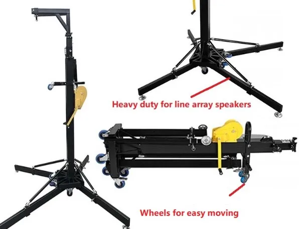 Upright Line Array Speaker Lift Truss Stand Tower Line Array Speaker ...