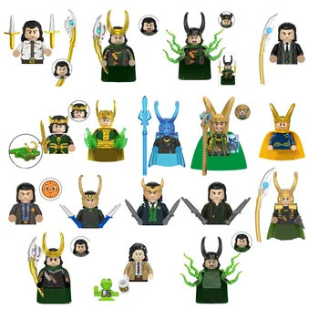 The God of Deception Odison Superheros Minifigs Mini Figure Series Of Building Blocks Image Figures Assembled Toy Cute Toys