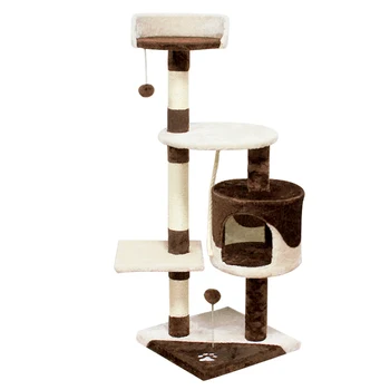 Manufacturer Customized Furniture Pet Cat Tower Condo Tree House Cat Tree