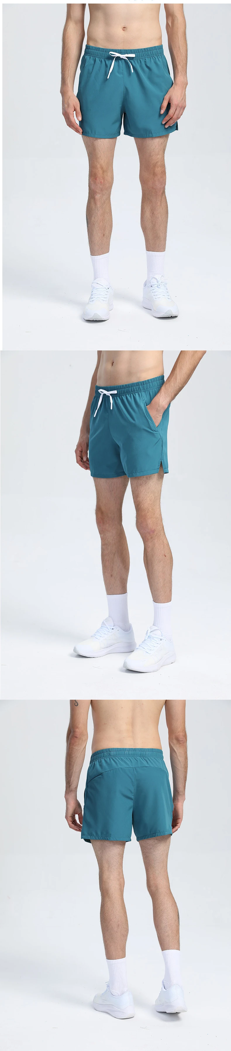 Elastic speed dry running training track summer thin style breathable marathon pants cotton plus size men's shorts985_voghion.com
