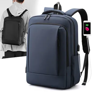 OMASKA Unisex Waterproof Fashion Laptop Backpack with Ergonomic Design USB Port & Anti-Theft Features-Nylon Material