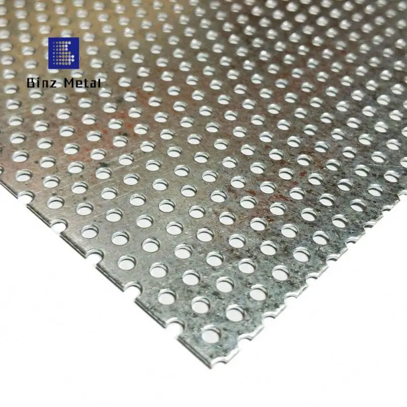 Colorful PVC Coated Perforated Steel Mesh Thin Thickness
