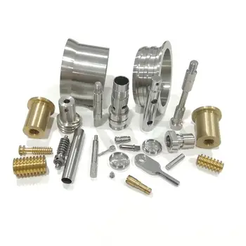 Custom Brass CNC Turned Parts Turning Machining CNC Machined Brass Part Aluminum Parts Custom High Precision CNC Machining
