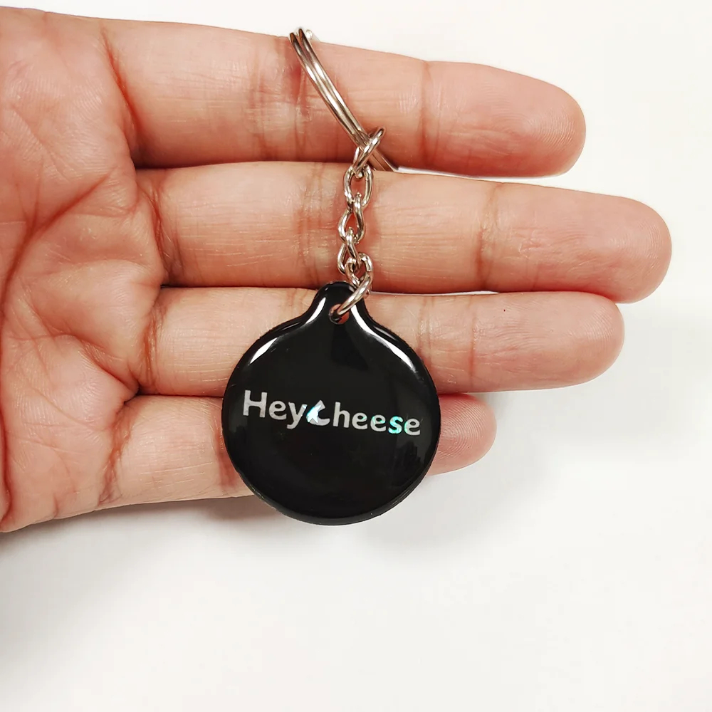 NFC Брелок для социальных сетей для приложения HeyCheese эпоксидный стикер для ключей