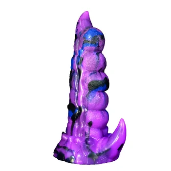 Realistic monster Dildo Safe Liquid Silicone dragon dildo anal Huge Thick Dildo