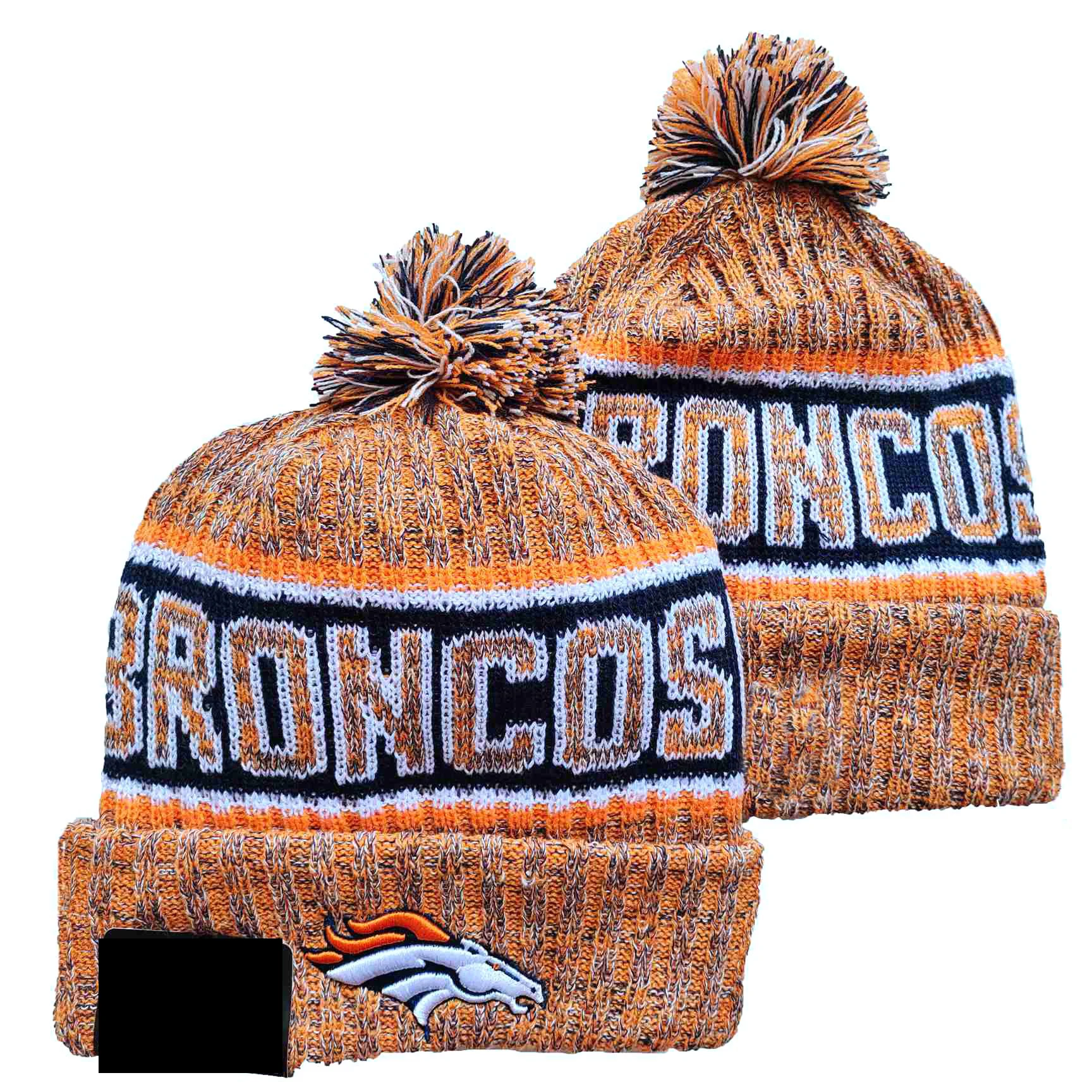 DENVER BRONCOS CAP NFL AUTHENTIC APPAREL FOOTBALL CUFFED WINTER