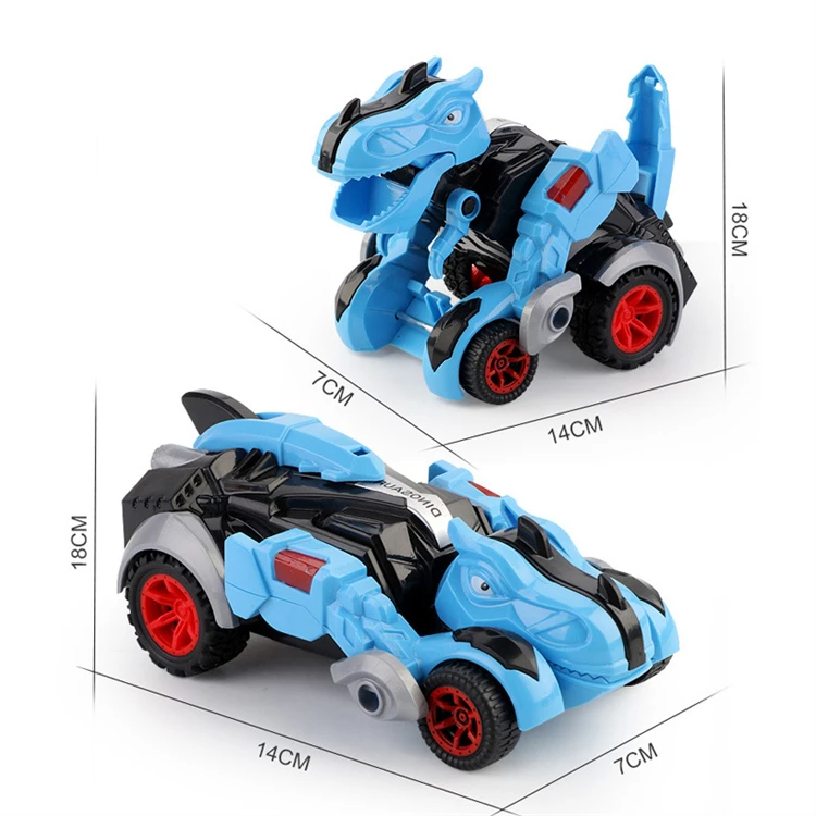 Inertial Impact Deformed Dinosaur Car Toy for Children