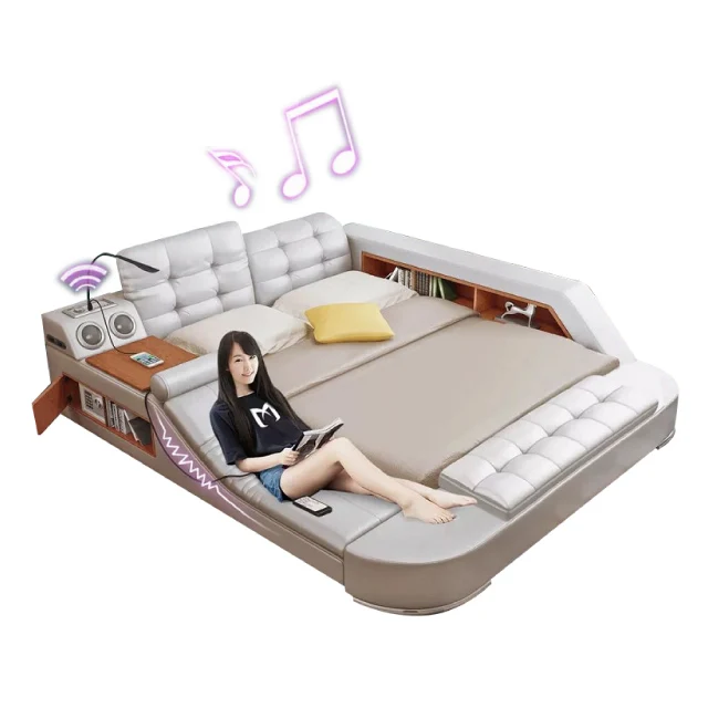 Multifunction King Size Beds Massage Fabric Bed Buy Beds massage Bed