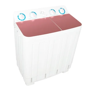 XPB100-2009SX3 OEM 10KG Twin Tub Glass Top Loading Washing Machine Semi Automatic Washer Home Appliance Laundry Equipment