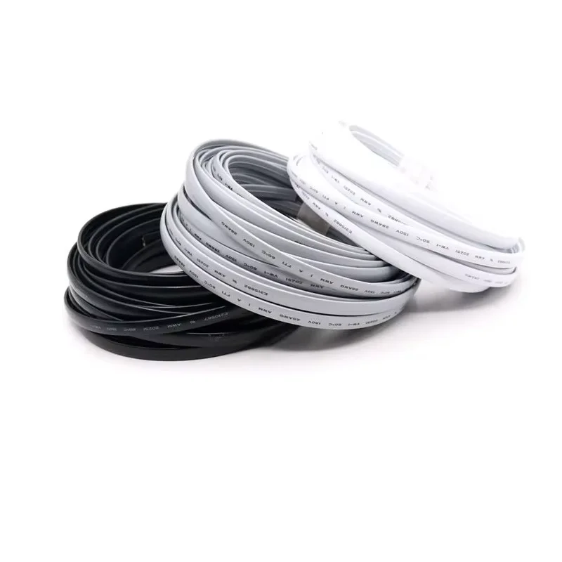 20251 Telephone Flat Cable 2-4 Core Fax Machine Extension Wire 6-8-10 ...