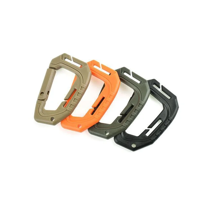 9cm Edc Outdoor Sports Hiking Camping Plastic Climbing Carabiner Hook ...