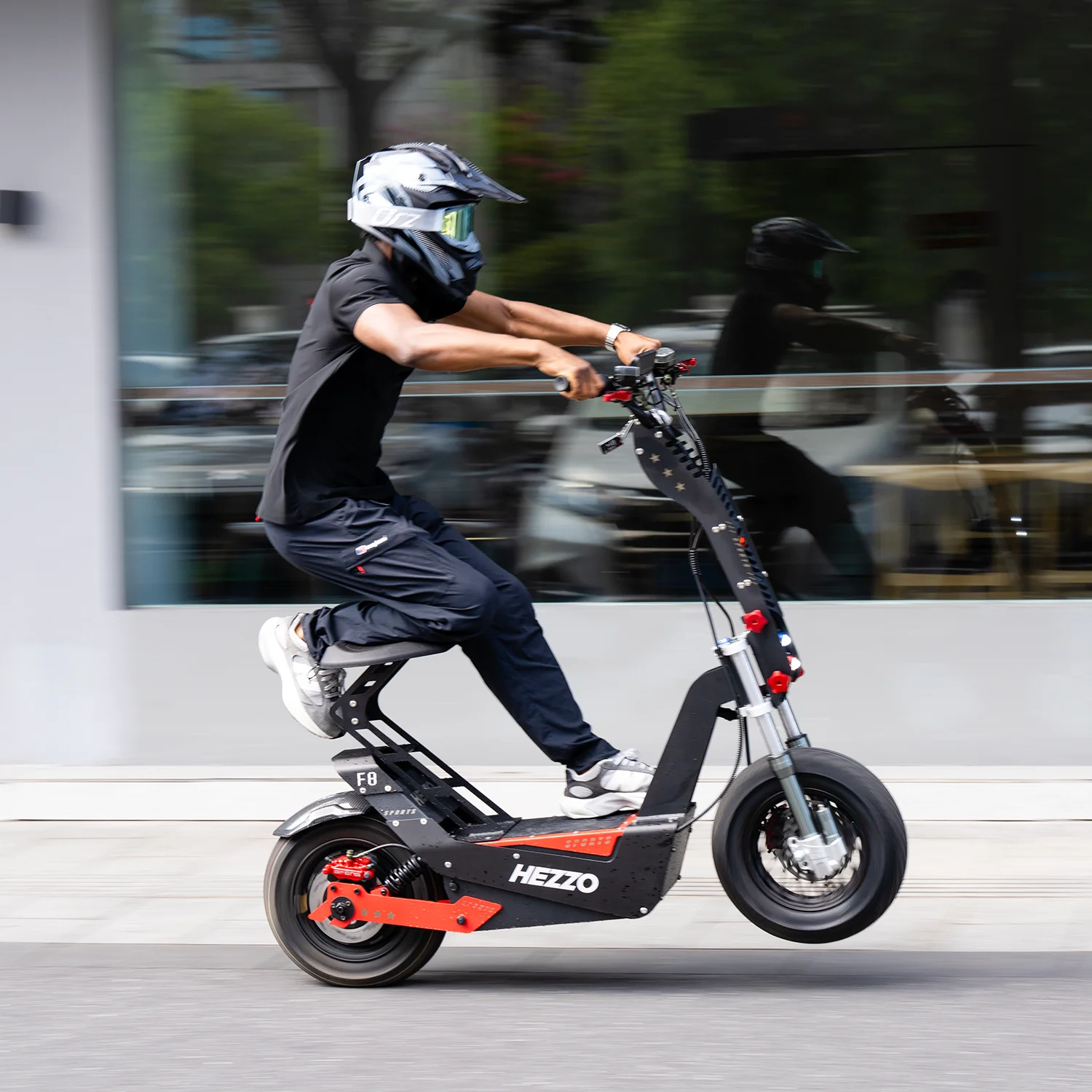 HEZZO F8 Electric Off Road Scooter, 8000W Motor, 72V Battery