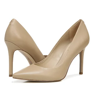 Classic Leisure High Quality  Women Genuine Leather High Heel Shoes