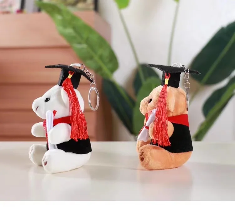 Hot Sale Small Graduation Bears Key Chain Doctor Mini Graduation Bear ...