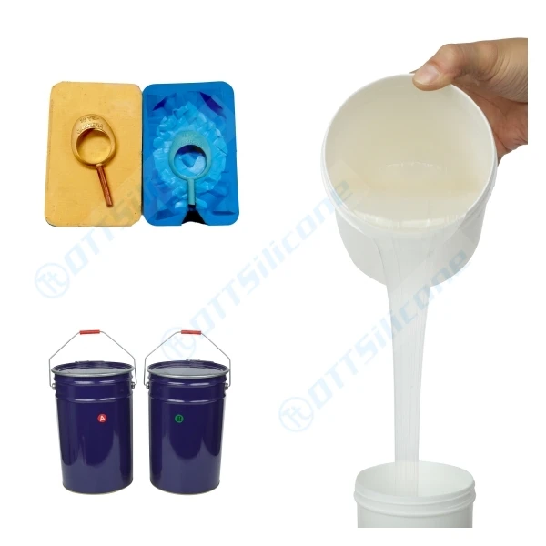 1:1 Platinum Silicone for Jewelry Casting RTV-2 Color Adjustable silicone rubber