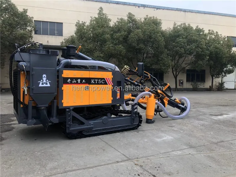 KT5C Integrated 25m Crawler Diesel DTH Blast Hole Mining Drill Rig with Air Compressor