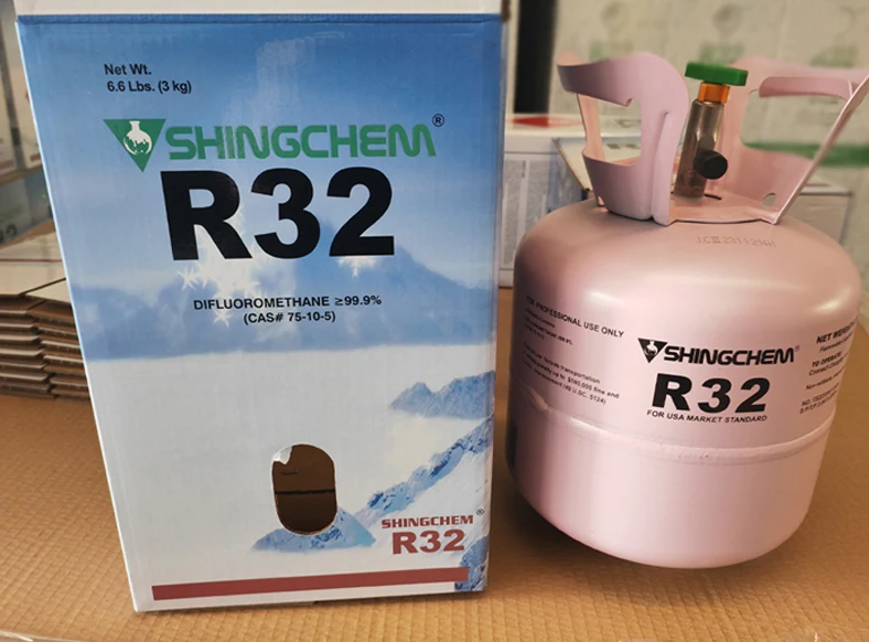 SHINGCHEM Difluoromethane R32 Refrigerant R32 Refrigerant Gas Price Refrigerant Gas R32 Refill