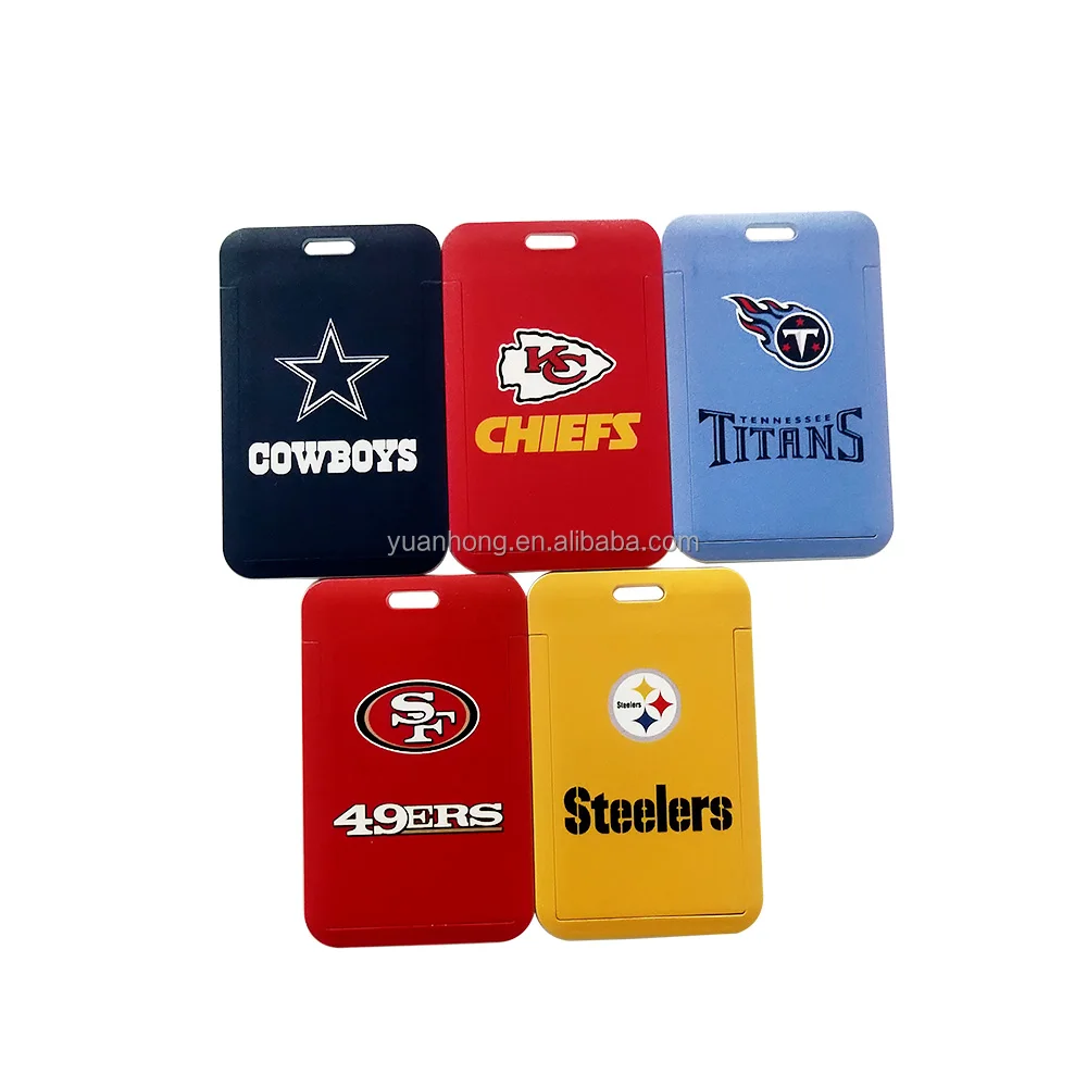 2022 Usa Sport American Football Club Nfl Lanyard Keychain With Hard Id