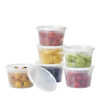 16 oz PP plastic injection food packaging container take away disposable Deli soup box