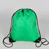 New drawstring backpack green