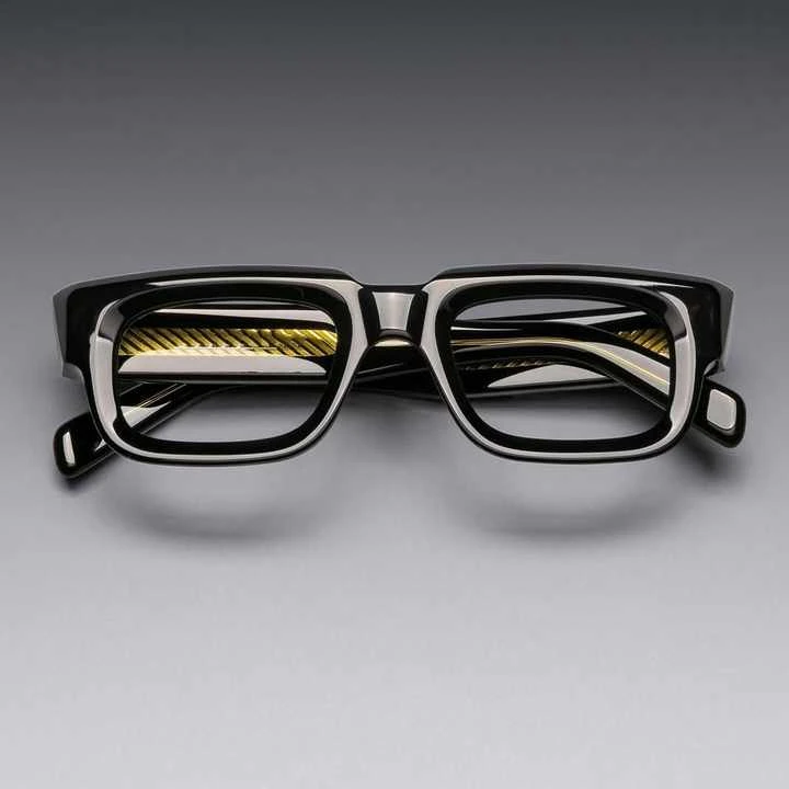 Finewell High Quality Designer Eyeglasses Frame Luxury Brand Optical Frames Custom Logo Acetate Glasses Eyewear