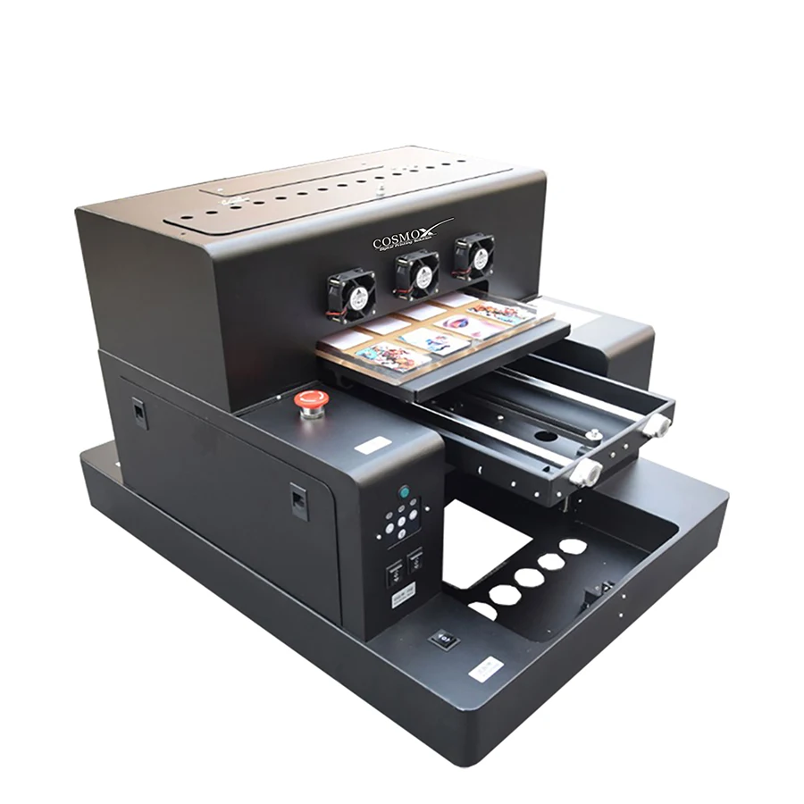 Flatbed digital uv printer for plastic pvc printer a4