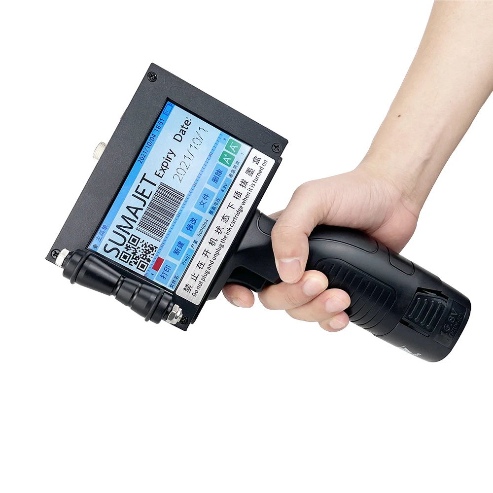 Cheap Handheld Inkjet Printer QR Code Packaging Production Date Coding Machine logo Small Automatic Inkjet Printer Printing