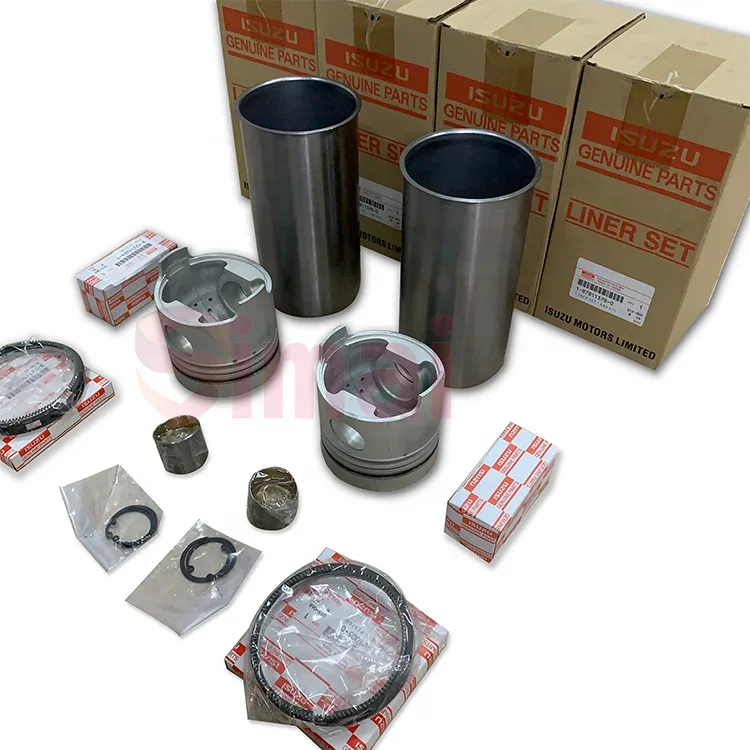 High Quality Engine Liner Kit 4HE1 4HF1 4HG1 Piston Liner Kit for Isuzu Engine
