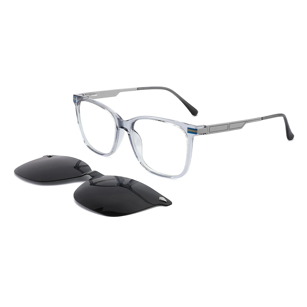 Transparent square Lunette De Soleil Sunglasses Men Women Tr90