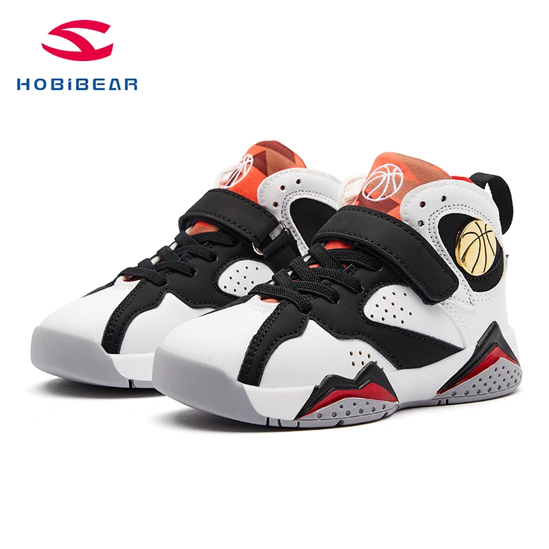 
 Hobibear 2021 дизайнерская Брендовая детская спортивная обувь для мальчиков прочная детская обувь для мальчиков уличные баскетбольные школьные спортивные кроссовки  
