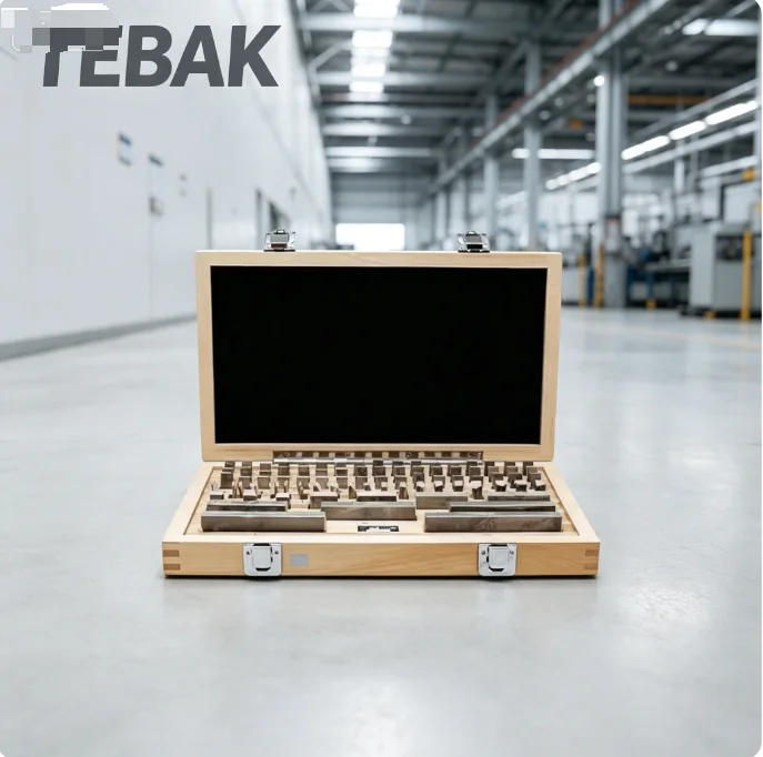 TEBAK High Speed Steel Gauge Block Set, Precision Standard Length Reference Gauge Blocks